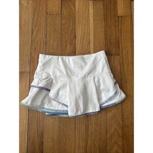 Lucky in Love Girl’s Skirt Skort Tennis White Size XS